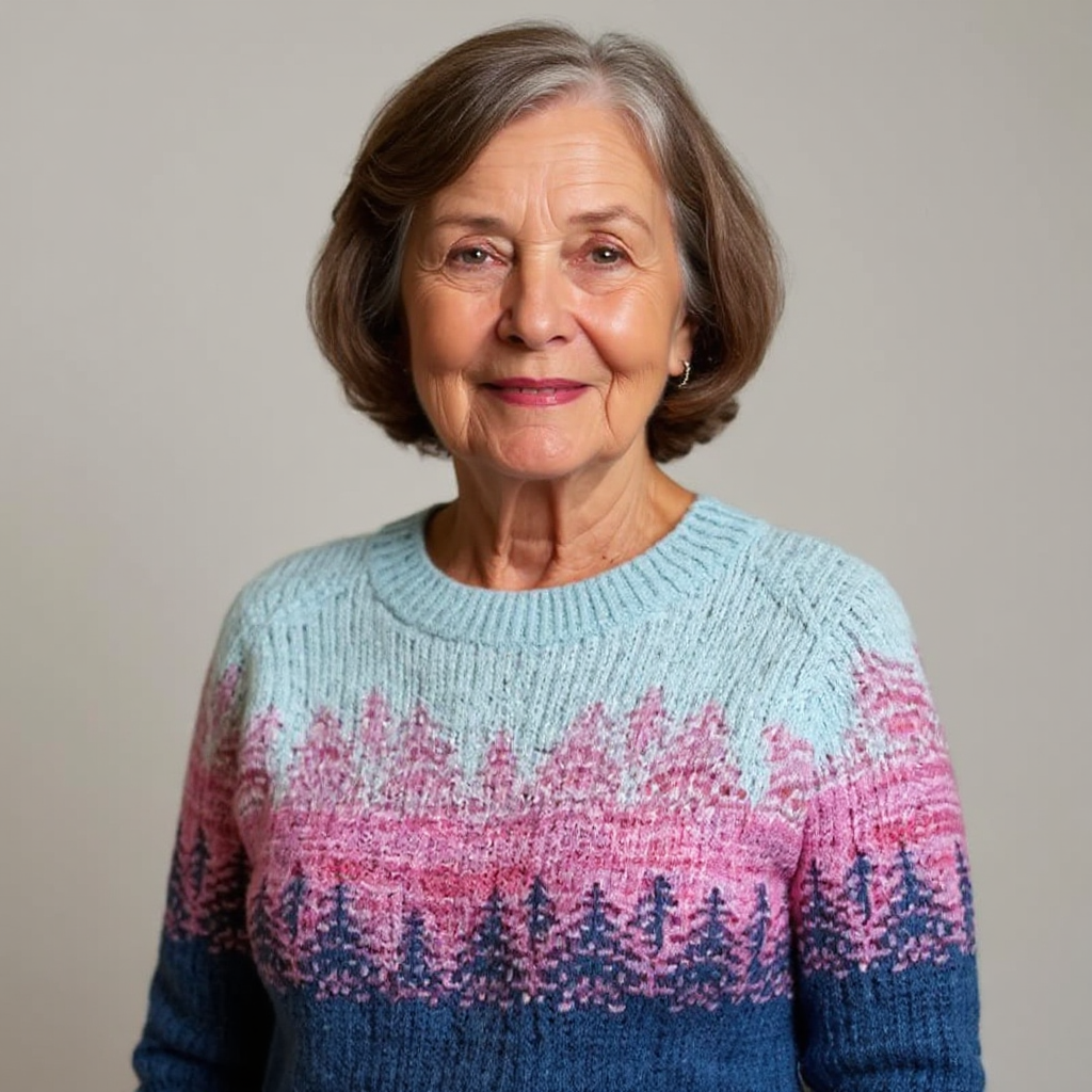 Cynthia | Vintage Sweter z Wyspy