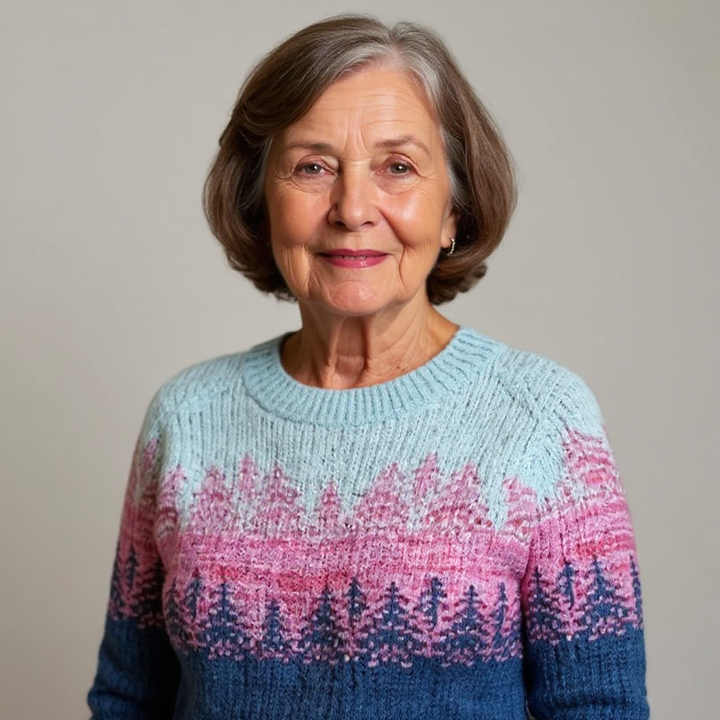 Cynthia | Vintage Sweter z Wyspy