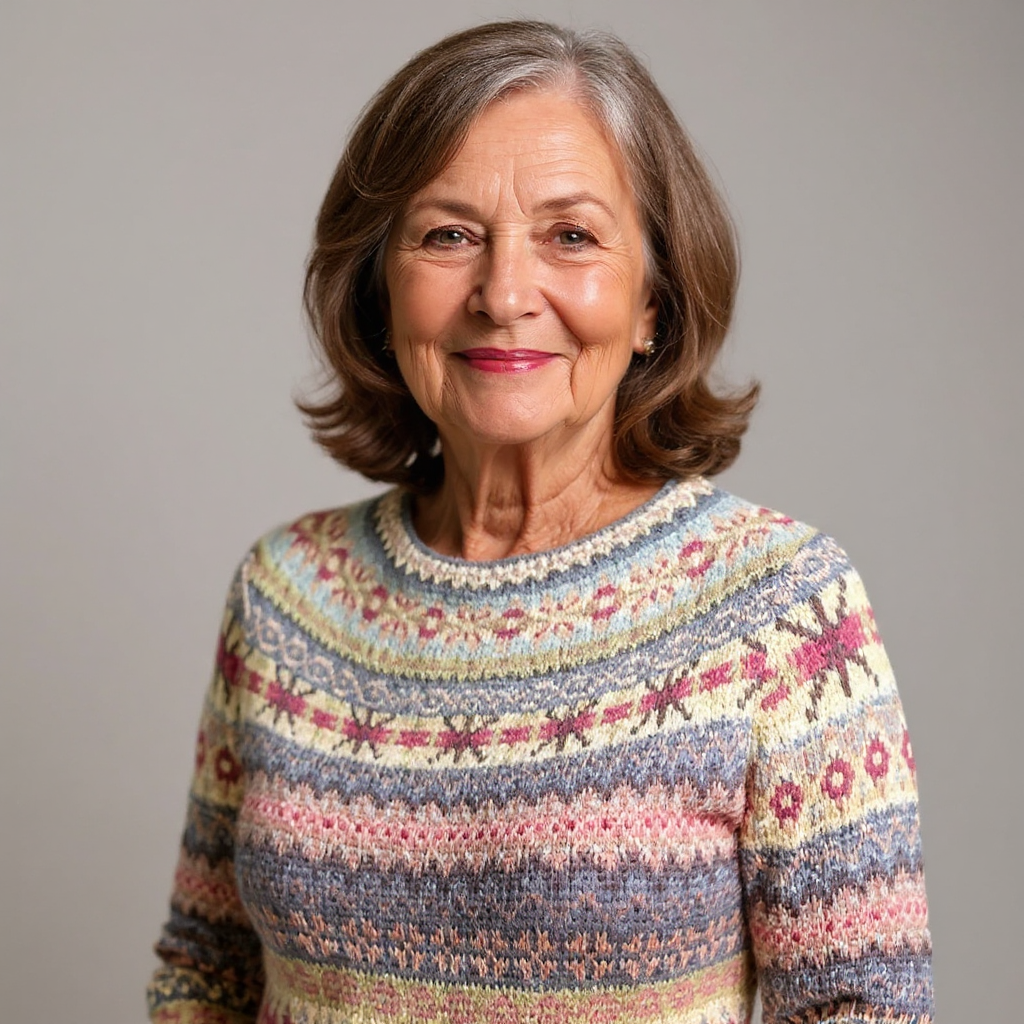 Holly | Vintage Sweter z Wyspy