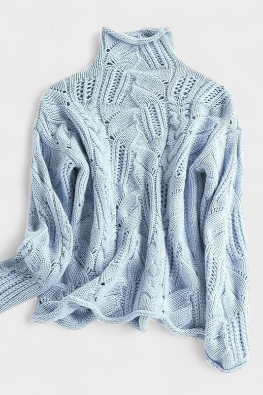 Ksenia | Sweter w warkocze