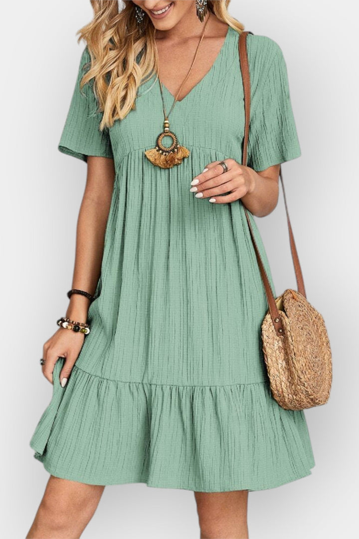 Rikke | Sukienka z dekoltem w serek