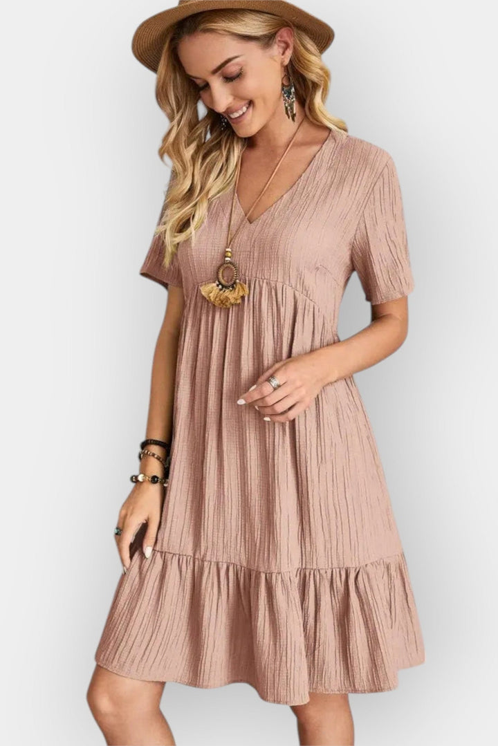 Rikke | Sukienka z dekoltem w serek