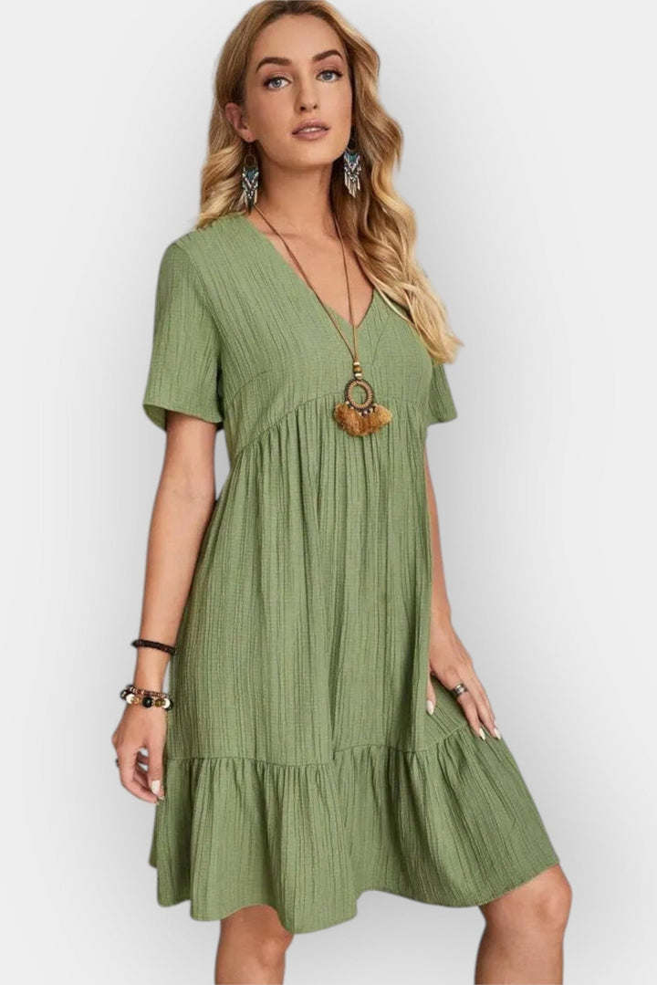 Rikke | Sukienka z dekoltem w serek