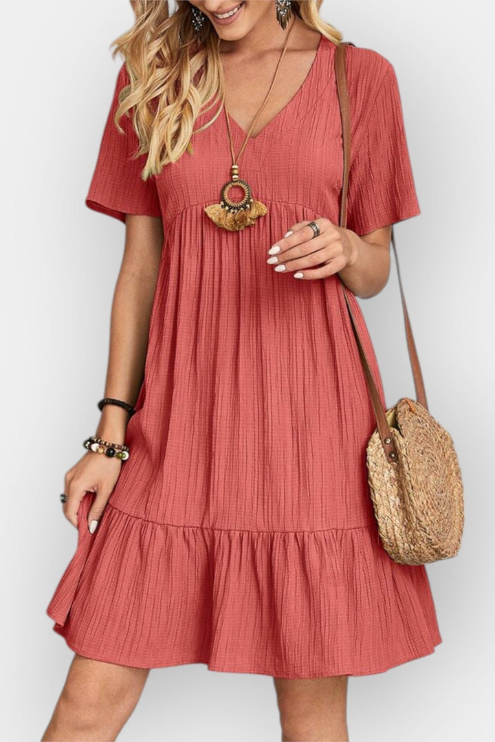 Rikke | Sukienka z dekoltem w serek