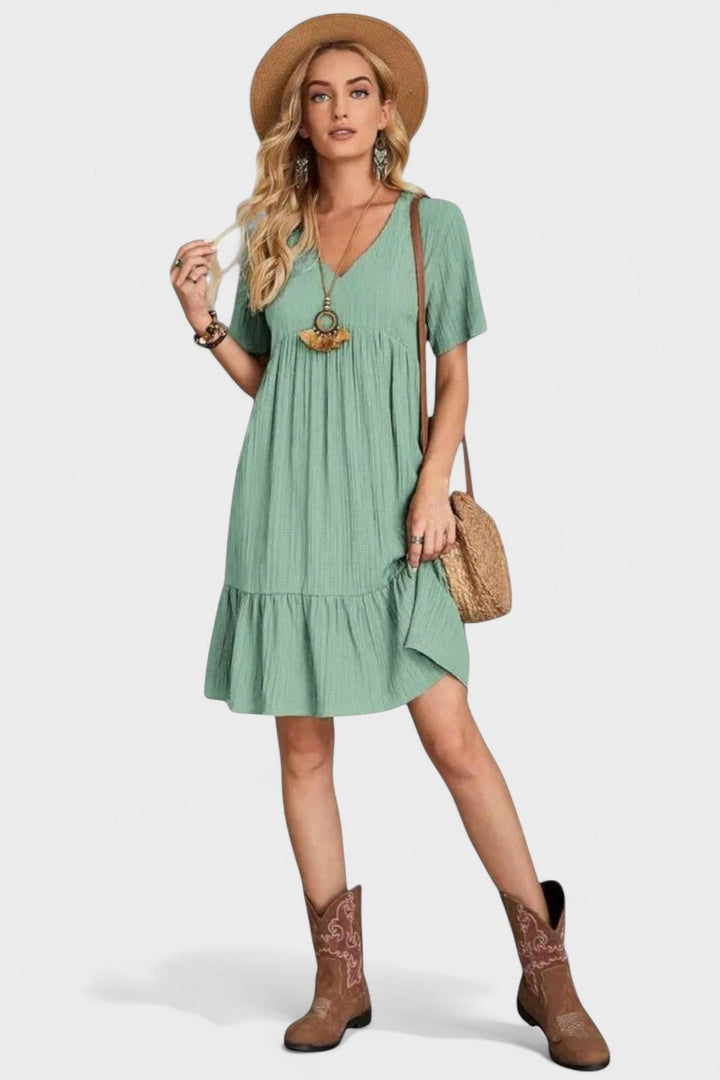 Rikke | Sukienka z dekoltem w serek